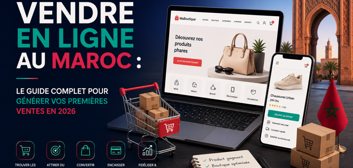Comment vendre en ligne au Maroc : le guide complet pour générer vos premières ventes en 2026